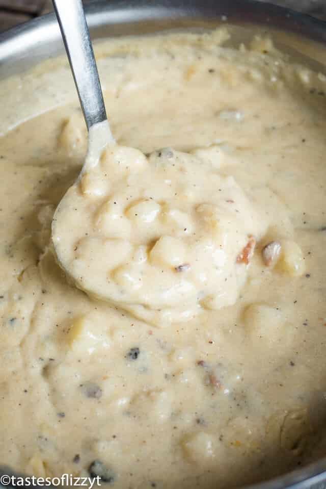 BAKED POTATO SOUP RECIPE with bacon