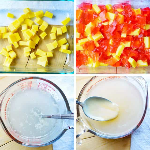 how to make broken glass jello