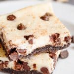 Chocolate Chip Eggnog Bars Recipe with Oreo Crust