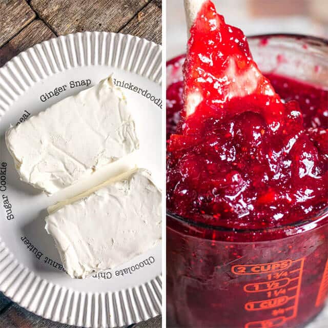 cream cheese and cranberry spread