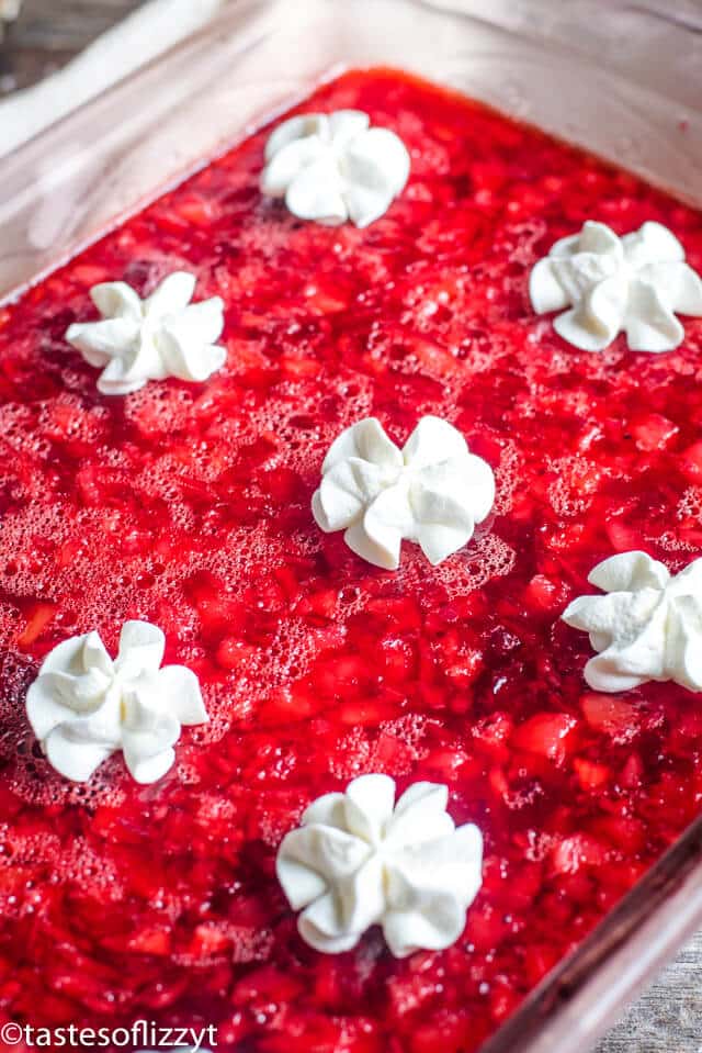 easy cranberry jello salad with whipped cream