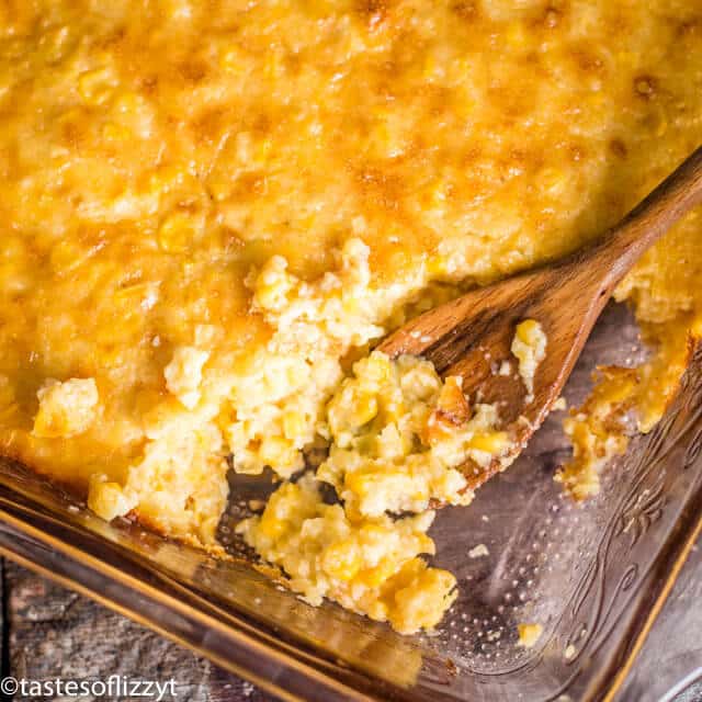 the best corn pudding in a casserole dish
