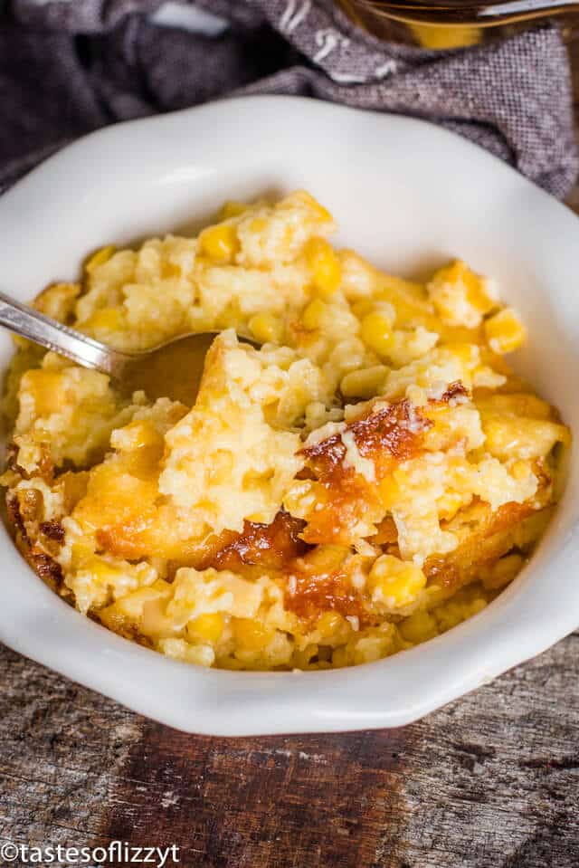 Easy Corn Pudding Recipe {Homemade Creamy Corn Casserole}