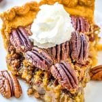 pecan pie with dark brown sugar