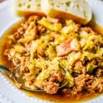 slow cooker sausage cabbage soup