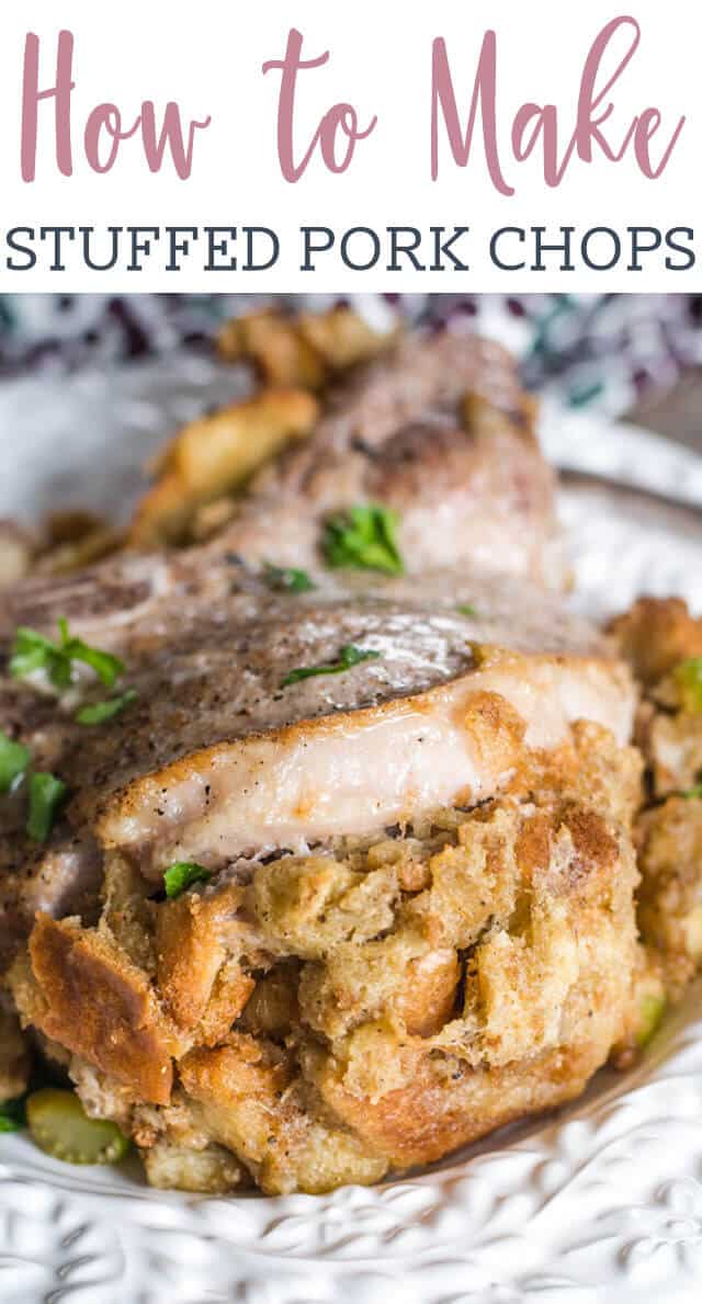 How to make stuffing for pork chops