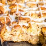 how to make cinnamon roll bread pudding