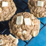 peppermint oatmeal cookies with white chocolate
