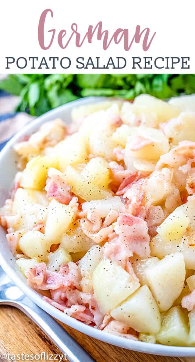 German Potato Salad Recipe Easy Side Dish With Bacon And Potatoes