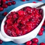 cranberry sauce made with fresh cranberries