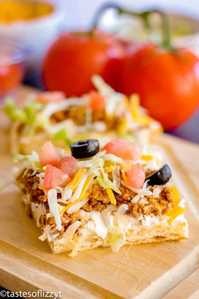 Taco Crescent Roll Pizza - Restless Chipotle