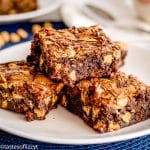 Espresso Brownies Recipe with peanut butter chips