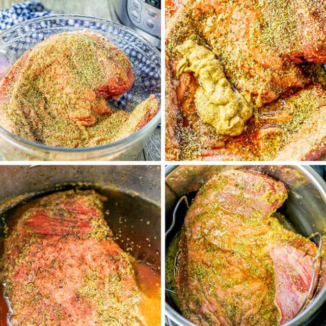 seasoned corned beef in instant pot