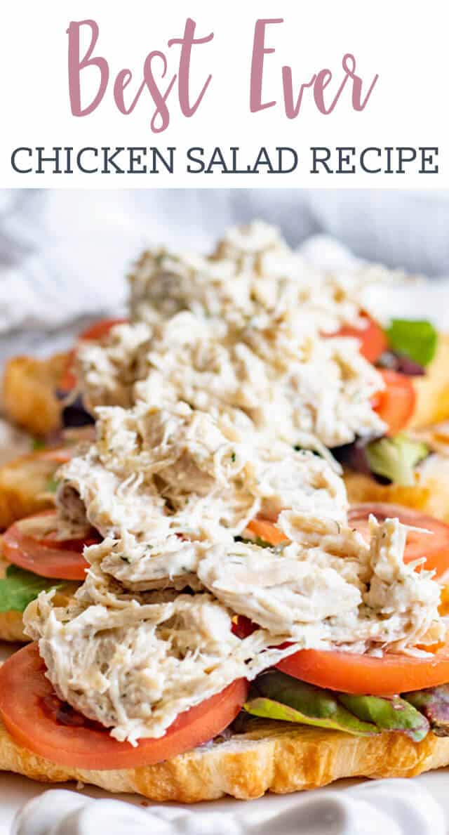 Chicken Salad Recipe Title image