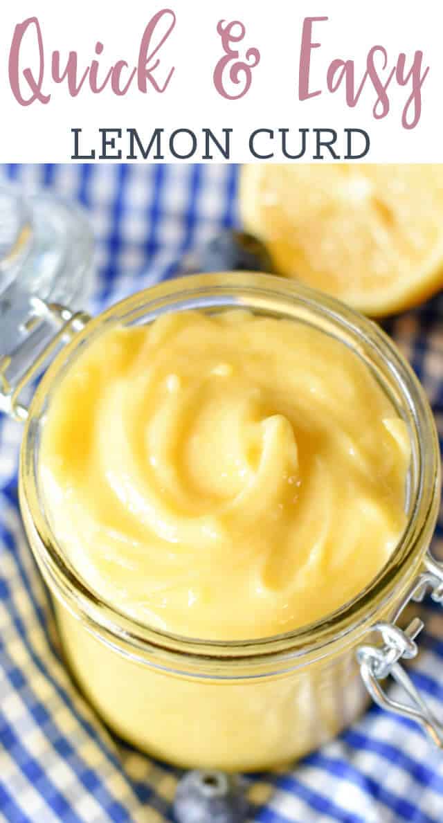 This lemon curd recipe is quick and easy to make and the sweet lemon condiment is so versatile! You can use it to make lemon desserts, or enjoy it for breakfast! It's delicious on toast, biscuits, pancakes, and more! #lemon #lemoncurd #topping #fruit via @tastesoflizzyt