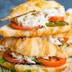 Chicken Salad on croissants