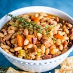 Ham and Bean Soup with carrots