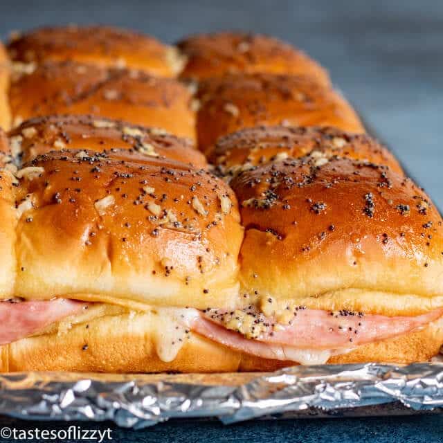 oven baked Ham and Cheese Sliders