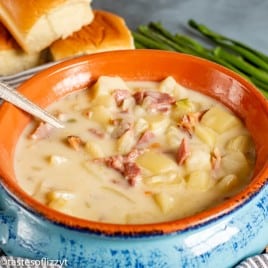 Ham and Potato Soup - square image