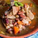 Ham Bone Soup {How to Make Homemade 15 Bean Soup Recipe}