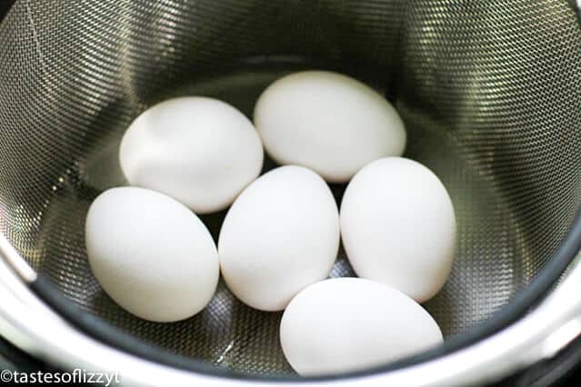 eggs in a wire basket