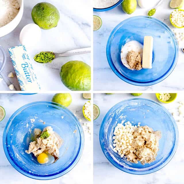 making a key lime sugar cookie recipe