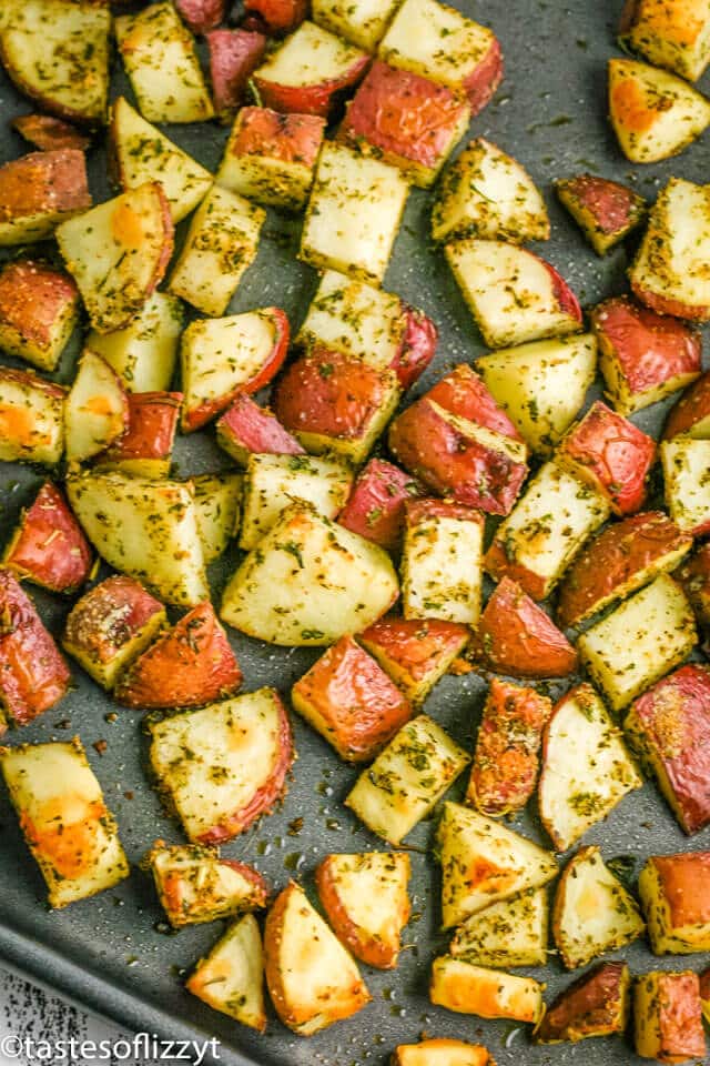 Roasted Red Potatoes Recipe {Oven Baked with Crispy Skin}