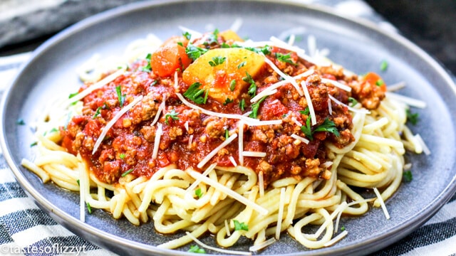 Three Meat Ragu Sauce Recipe Spaghetti Sauce In The Instant Pot