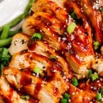 Asian BBQ Chicken close up