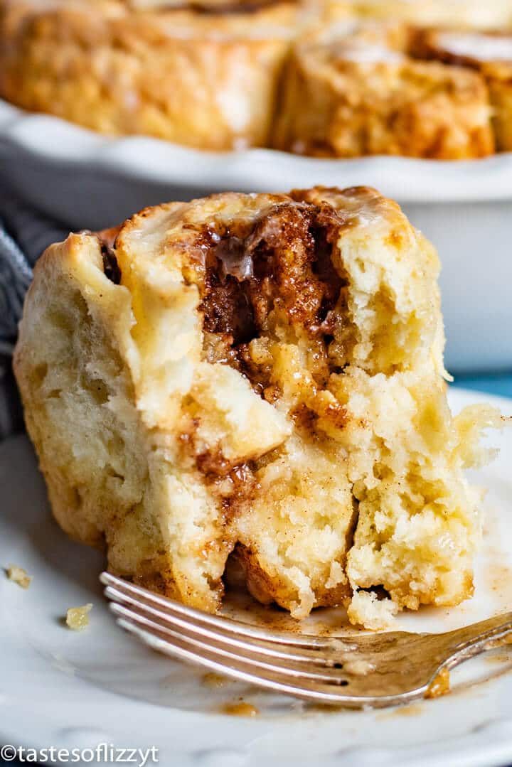 Cinnamon Roll on a plate