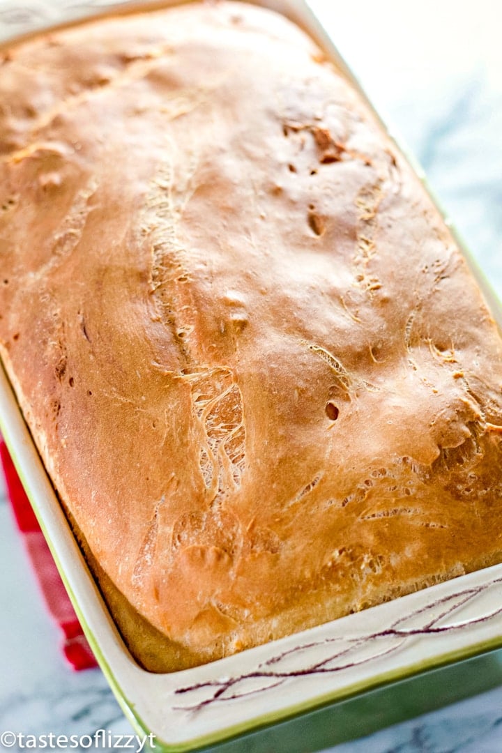 A close up of a loaf of bread