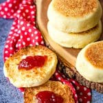 English Muffins with jam