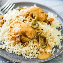 Instant Pot Honey Mustard Chicken closeup