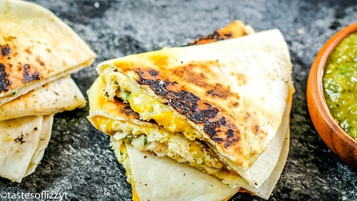 Salsa Verde Chicken Quesadillas How to make Quesadillas at Home}