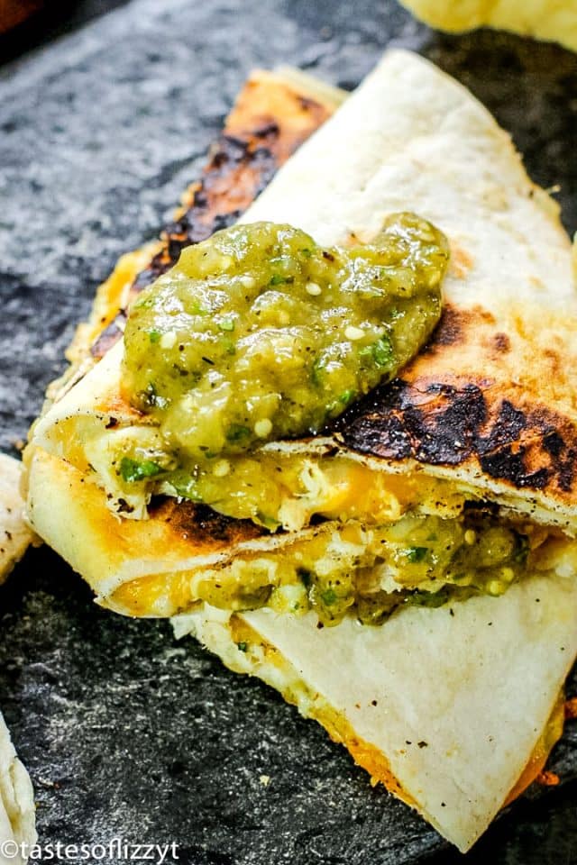 Salsa Verde Chicken Quesadillas How to make Quesadillas at Home}