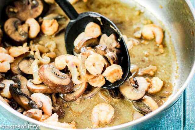 mushrooms in a skillet