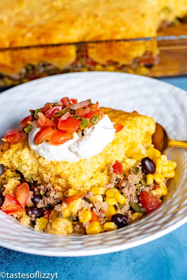 Easy Tamale Pie Recipe | Tastes of Lizzy T