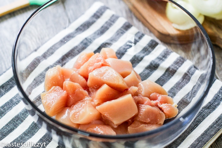 uncooked chicken in a bowl