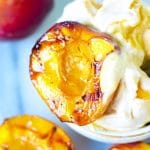 Maple Grilled Peaches Recipe {Easy Healthy Dessert on the Grill}