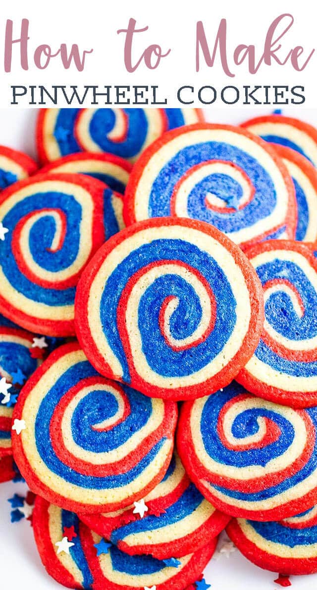 pile of pinwheel cookies