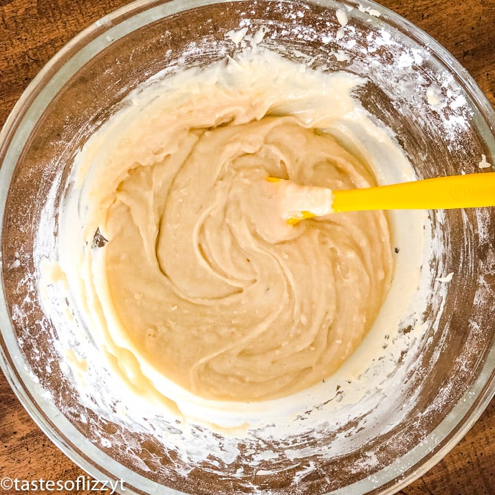 quick bread batter in bowl