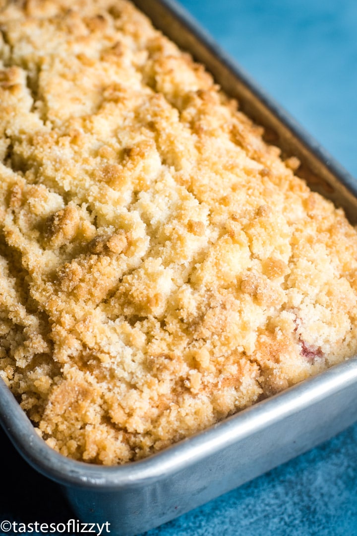 loaf of quick bread in a pan