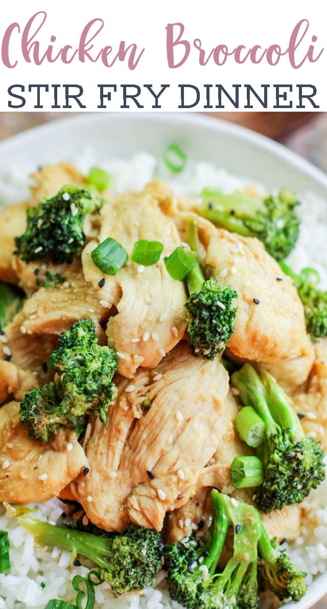 A plate of food with broccoli, with Chicken and broccoli and rice