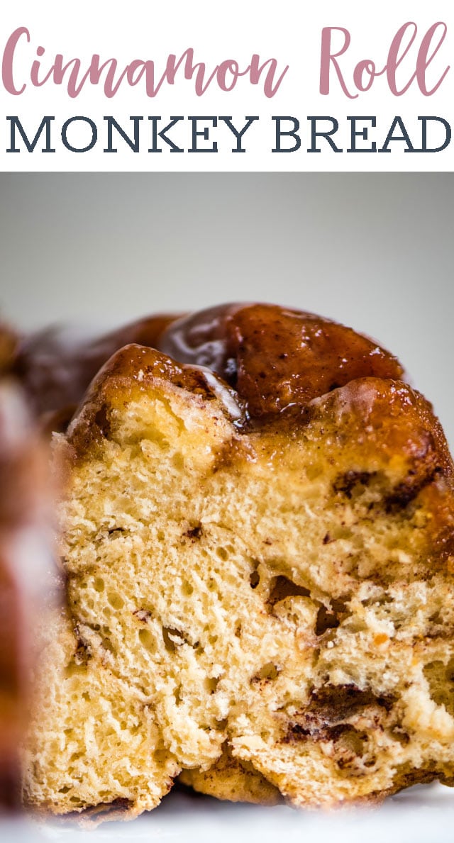 A close up of a piece of monkey bread on a plate