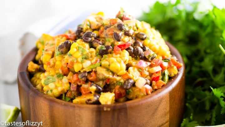 Black Bean Salad Recipe {with Corn and Honey Lime Vinaigrette Dressing}