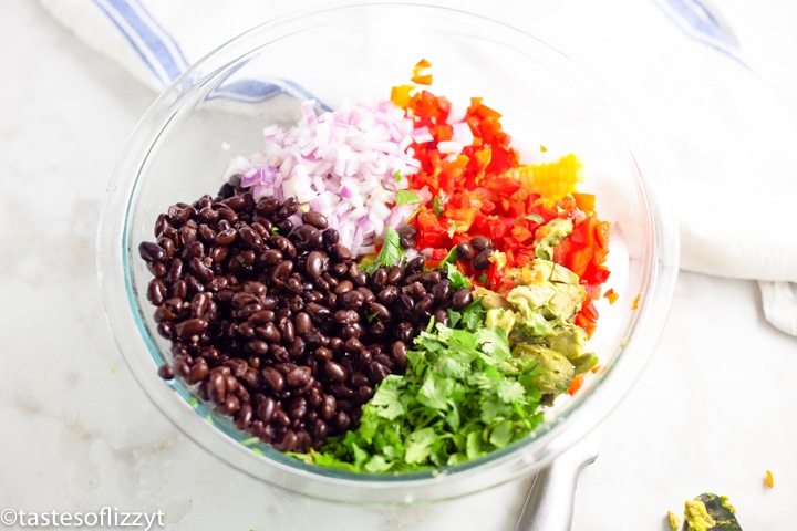 bowl of beans and vegetables