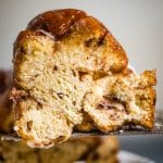 piece of Cinnamon Roll Monkey Bread