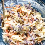 Creamy Coleslaw Recipe in a bowl