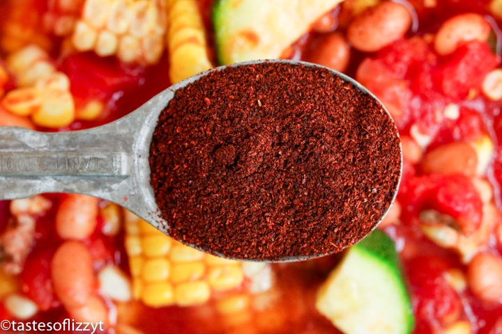 A close up of seasoning for soup