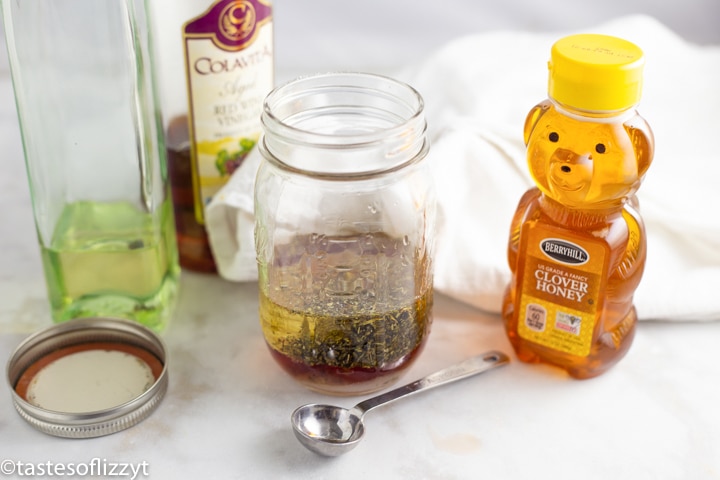 ingredients for salad dressing